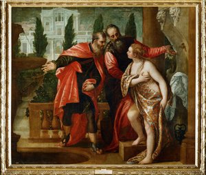 Susana y los ancianos (pintura sobre lienzo)