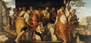 La Unción de David, c.1555 (óleo sobre lienzo) de (1528 88) Veronese