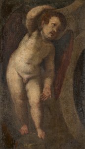 Un putto de pie, c.1548-88 (óleo sobre lienzo) de Veronese