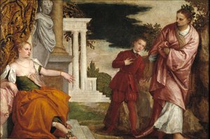 Joven entre el Vicio y la Virtud de Veronese