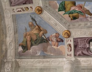 Paolo Caliari conocido como Veronese, fresco, Villa Barbaro, Maser, Italia