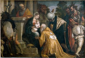 La adoración de los magos de Veronese