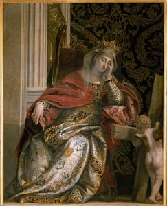 El Sueño de Santa Helena (Santa Elena, 249-330) por Veronese, Paolo de Veronese