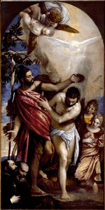 El bautismo de Cristo de Veronese
