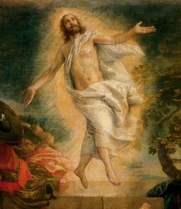 La resurrección de Cristo (detalle) de Veronese