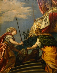 Venecia entre la gloria y la paz, de Paolo Caliari conocido como Veronés (1528-1588), óleo sobre lienzo de (1528 88) Veronese