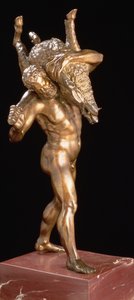 Hércules y el jabalí de Erimanto de Giambologna