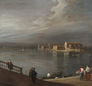 San Cristoforo, San Michele y Murano desde la Fondamenta Nuove, Venecia de Canaletto