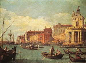La Aduana y el Canal de la Giudecca de (1697 1768) Canaletto