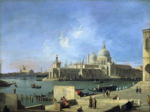 Vista de la Salute desde la entrada del Gran Canal de Venecia