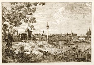 Vista imaginaria de Padua de Canaletto