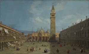 Piazza San Marco, c.1730 de Canaletto