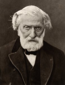 (Charles Louis) Ambroise Thomas (1811-1896) Compositor francés y Director del Conservatorio de París desde 1871 (foto b/n)