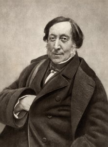 Gioachino (Antonio) Rossini (1792-1868) compositor italiano. De una fotografía de Nadar, seudónimo de Gaspard-Felix Tournachon (1820-1910). de (1820 1910) Nadar