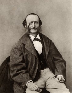 Jacques Offenbach (1819-1880) nacido Jakob Levy Eberst Offenbach en Colonia. Compositor y director de ópera cómico francés de origen alemán (foto b/n) de (1820 1910) Nadar