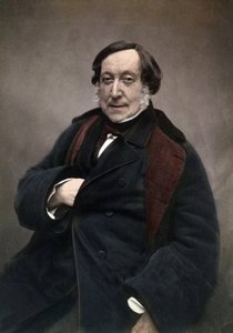 Gioachino (Antonio) Rossini (1792-1868) compositor italiano. después de una fotografía de Nadar