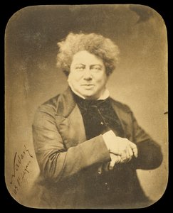 Retrato de Alexandre Dumas por Nadar