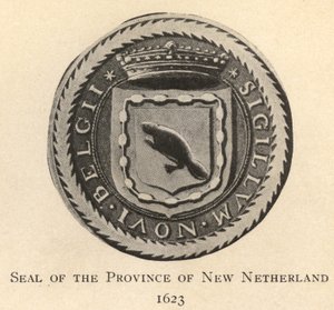 Sello de la Provincia de Nueva Holanda de (after) American School
