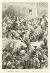 Los amotinados del pan en el Salón de la Convención de (after) American School