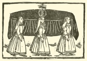Ilustración para The Roxburghe Ballads (xilografía) de (after) English School