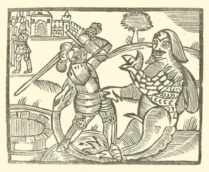 Ilustración para The Roxburghe Ballads (xilografía) de (after) English School