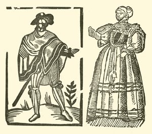 Ilustración para The Roxburghe Ballads (xilografía)