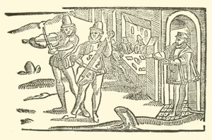 Ilustración para The Roxburghe Ballads (xilografía) de (after) English School