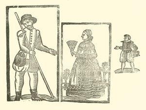 Ilustración para The Roxburghe Ballads (xilografía) de (after) English School