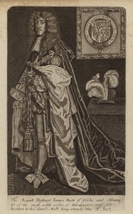 James II y VII, rey de Inglaterra, Escocia e Irlanda, cuando duque de York (grabado)