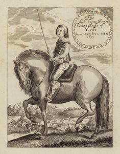 James II y VII, rey de Inglaterra, Escocia e Irlanda, cuando duque de York (aguafuerte) de (after) English School