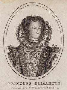 Princesa Isabel, hija del Rey Enrique VIII y Ana Bolena