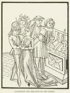 Raymondin y Melusine en la capilla de (after) English School