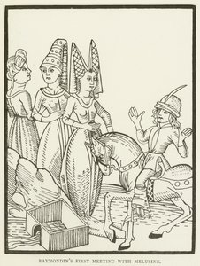 El primer encuentro de Raymondin con Melusine de (after) English School