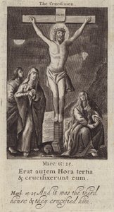 La crucifixión de Jesucristo (grabado)