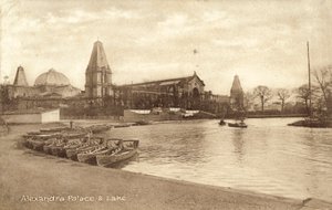 Alexandra Palace, Lago (foto b/n)