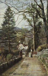 Fox Ghyll, Ambleside, Distrito de los Lagos (foto coloreada)