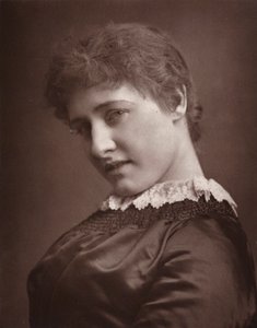 Srta. Mary Rorke (foto b/n) de (after) English photographer