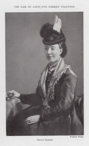El caso de Louis y Harriet Staunton (litografía) de (after) English photographer