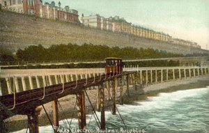 Volks Electric Railway, Brighton (foto en color) de (after) English photographer