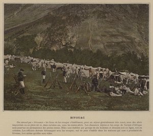 Bivouac (foto coloreada)