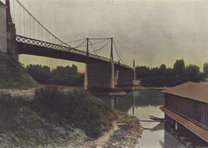 Chalonnes-sur-Loire (foto coloreada) de (after) French Photographer
