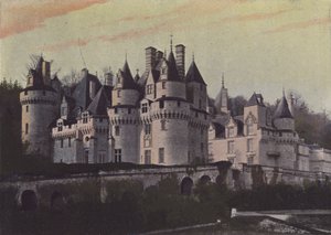 Castillo de Usse (foto en color) de (after) French Photographer