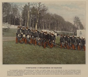 Compañía de Infantería en Marcha de (after) French Photographer