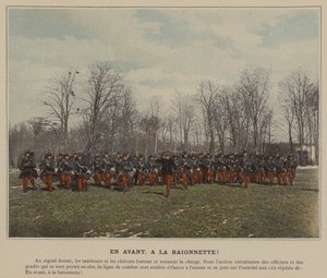 ¡Adelante, a la bayoneta! de (after) French Photographer