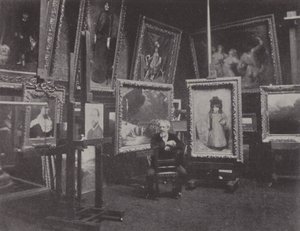 Carolus-Duran en su estudio de (after) French Photographer