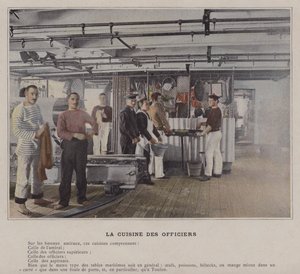 La cocina de los oficiales de (after) French Photographer