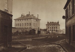 La barrera de Italia en 1866, con los Pabellones de Ledoux de (after) French Photographer