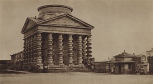 La barrera de la Estrella en 1860, con el Pabellón de Octroi de Ledoux de (after) French Photographer