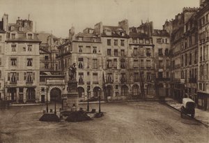 La Plaza Dauphine, parte demolida en 1875 de (after) French Photographer