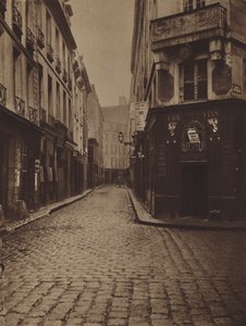 La calle del Horno-Saint-Honoré, esquina de la calle de Vannes de (after) French Photographer
